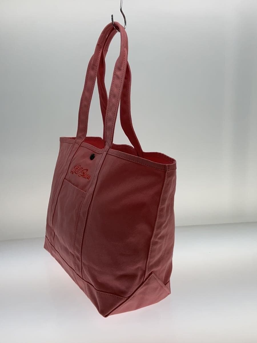 L.L.Bean Tote Bag Canvas PNK Solid 526075 2