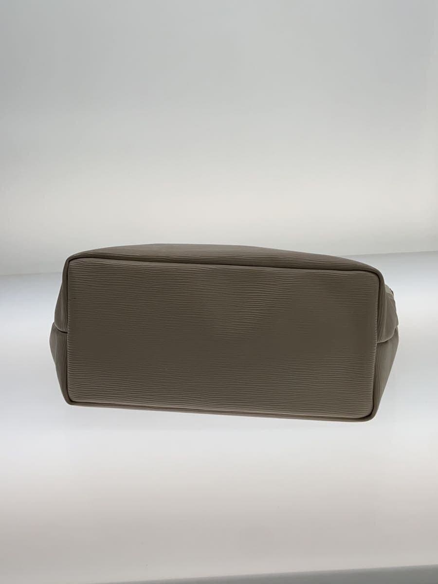 Breath TOPKAPI Tote Bag Leather BEG Solid 4