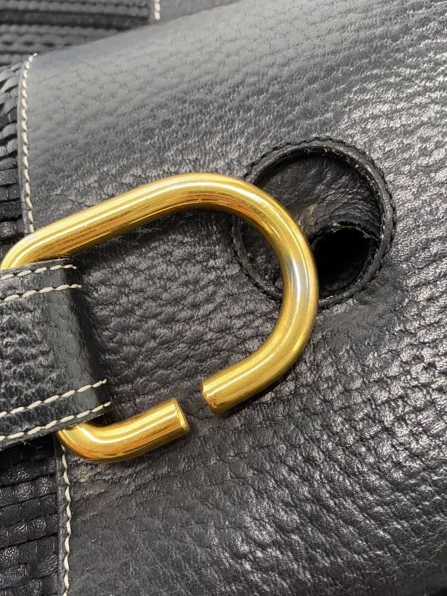 DELVAUX Bag Leather BLK 7