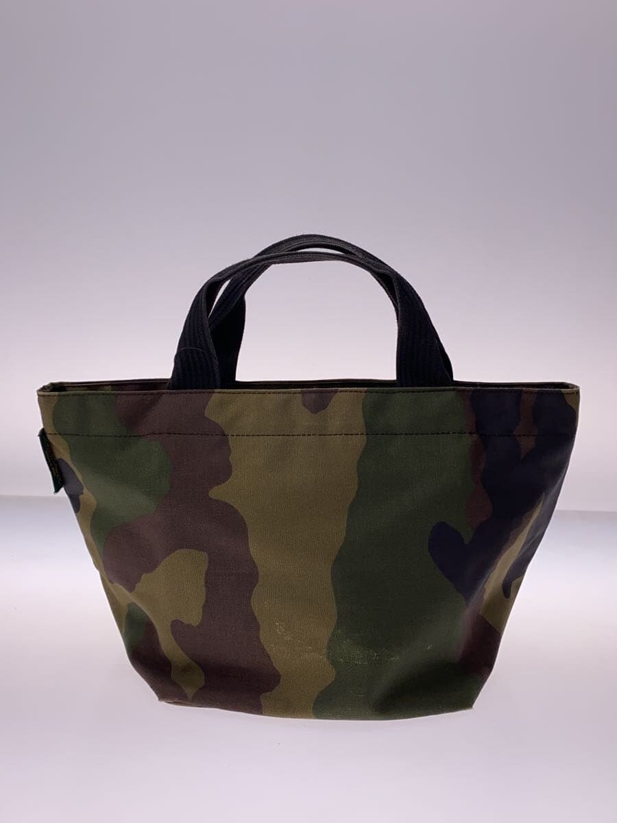 Herve Chapelier Boat Shape Tote M Handbag GRN Camouflage 1027W 3