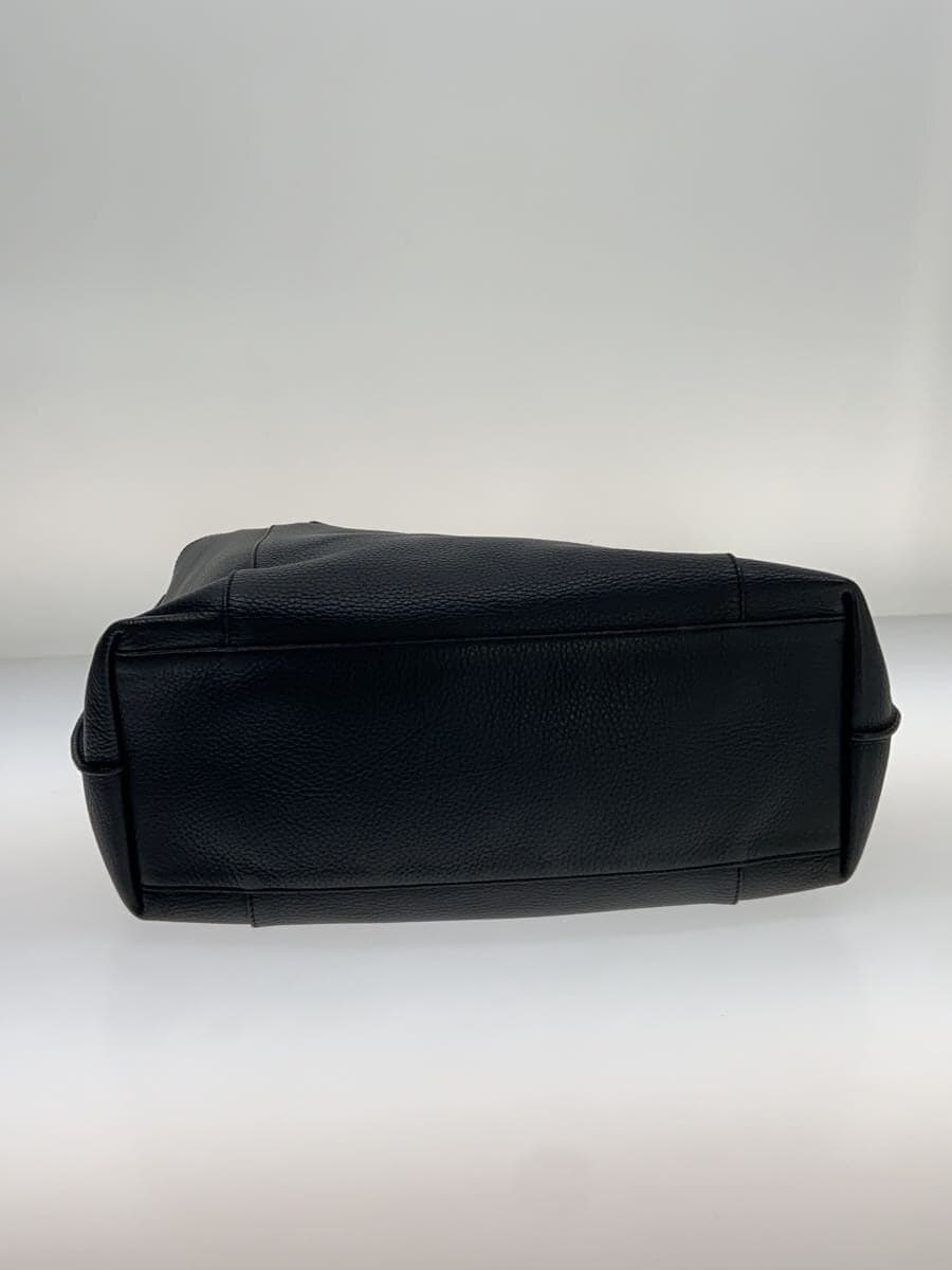 TOD’S Tote Bag Leather BLK 4