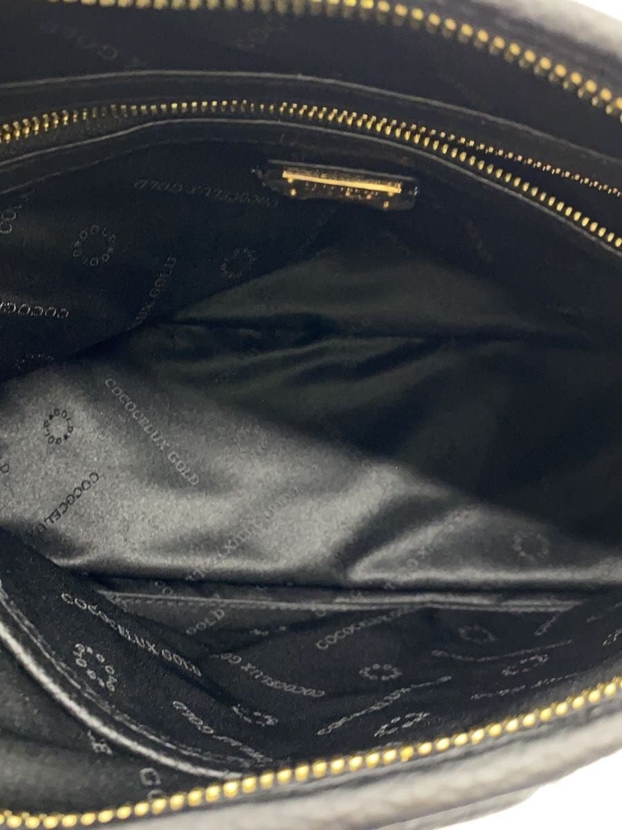 COCOCELUX GOLD Shoulder Bag BLK 6