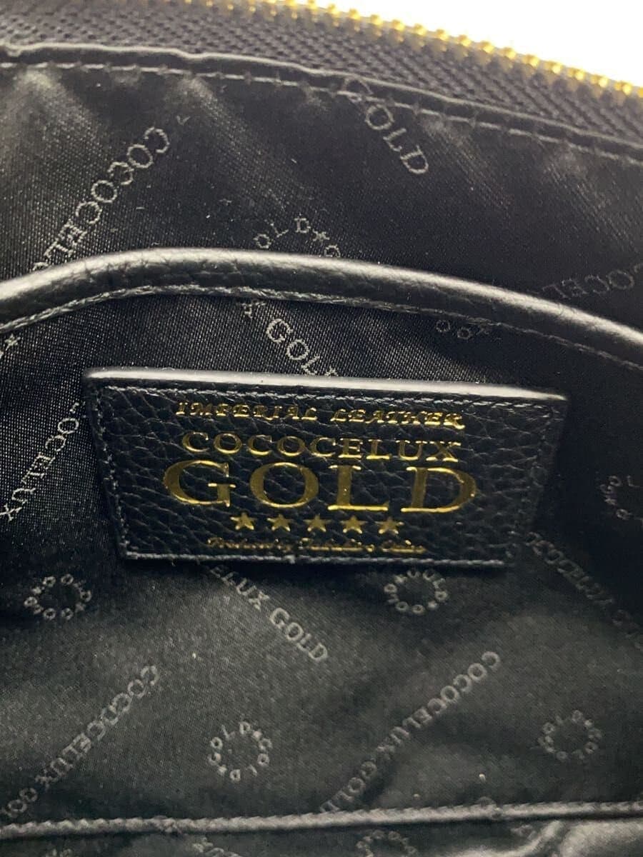 COCOCELUX GOLD Handbag Nylon BLK 5
