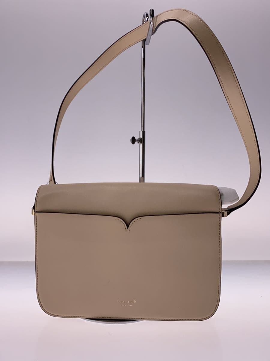 kate spade new york Nicola Twist Lock Leather Beige Solid 3