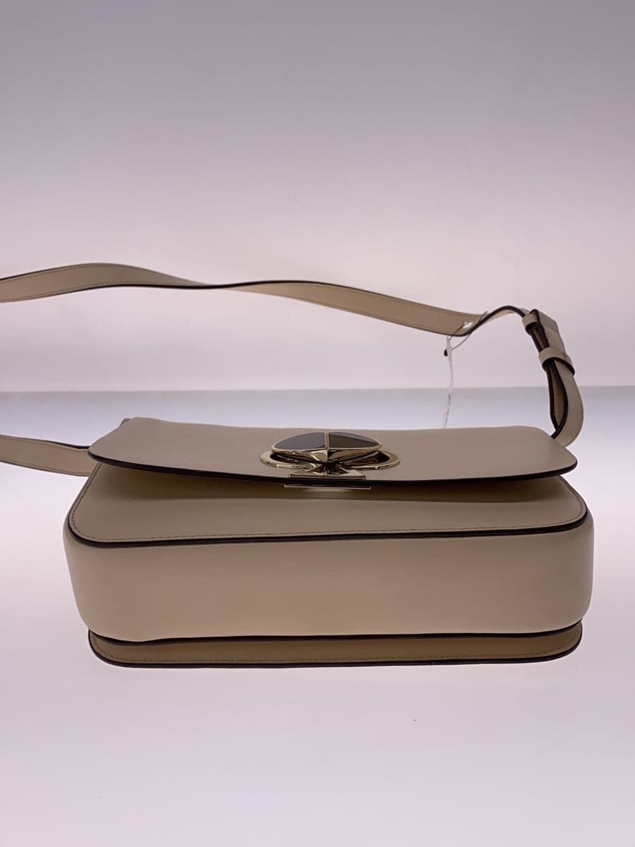 kate spade new york Nicola Twist Lock Leather Beige Solid 4