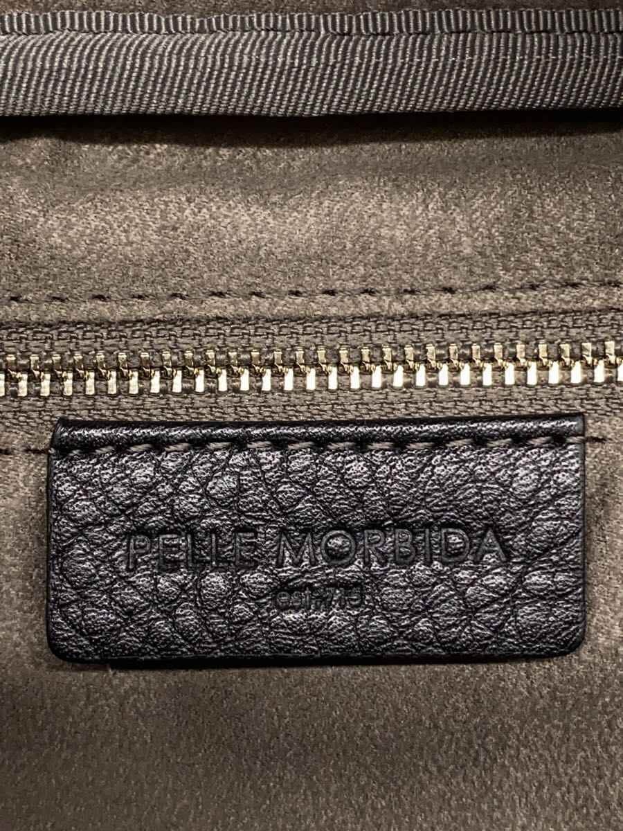 PELLE MORBIDA Maiden Voyage Body Bag Leather Black Plain 5