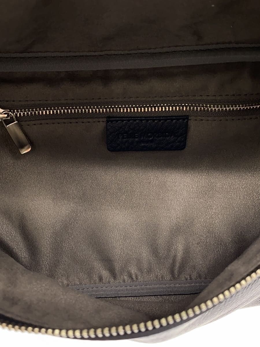 PELLE MORBIDA Maiden Voyage Body Bag Leather Black Plain 6