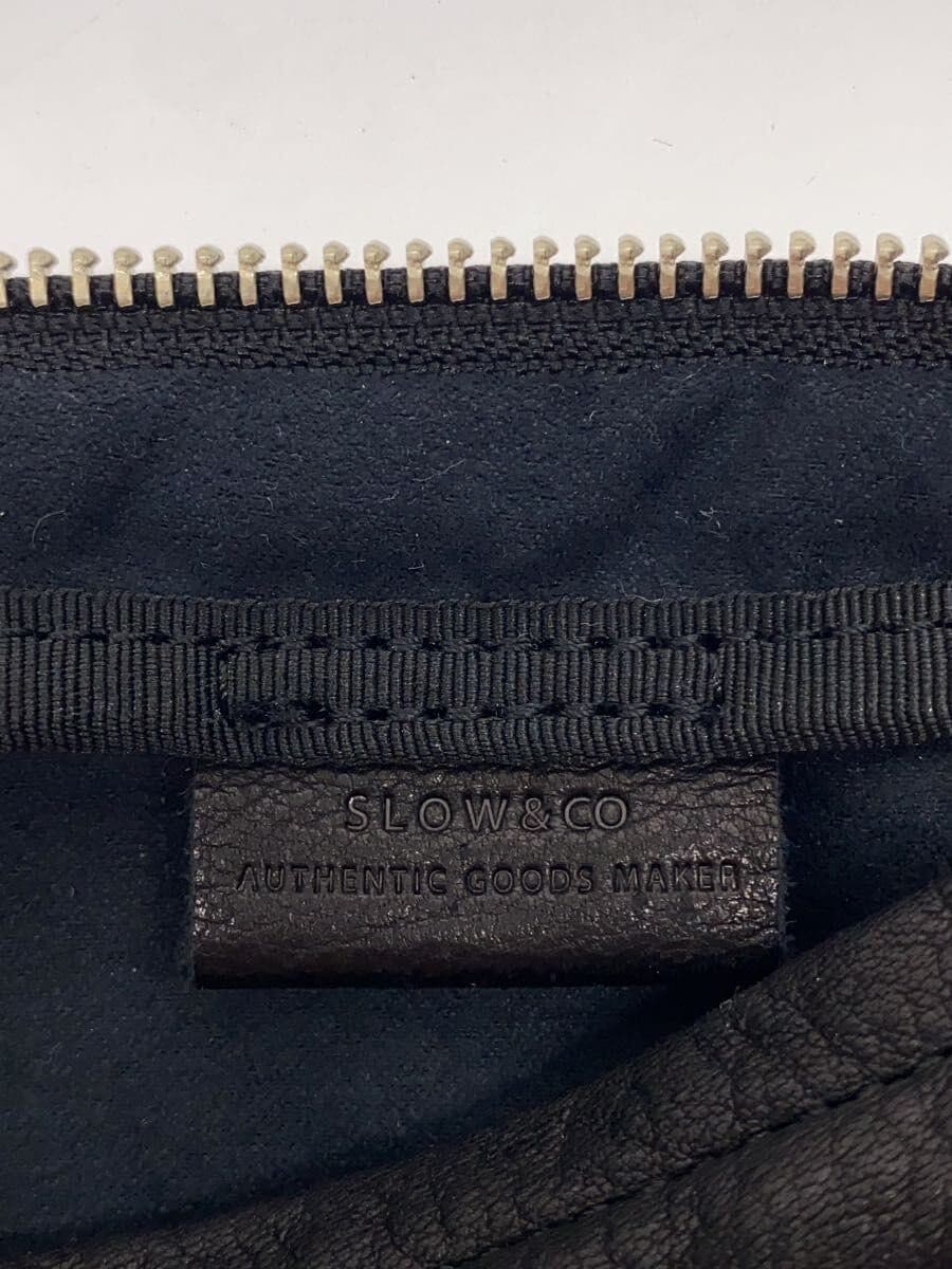 SLOW&CO One Shoulder Bag Shibo Leather Leather Black Plain 5