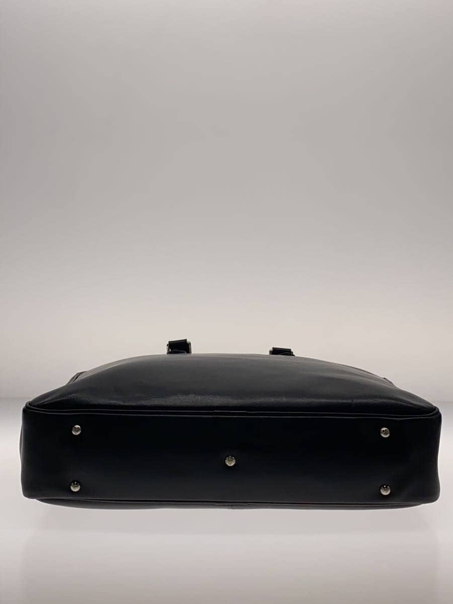 PORTERSORT Tote Bag Leather BLK 4