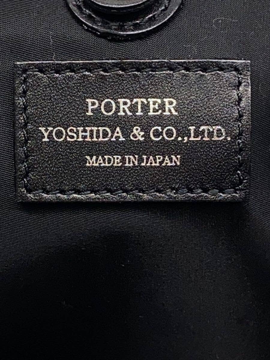 PORTERSORT Tote Bag Leather BLK 5