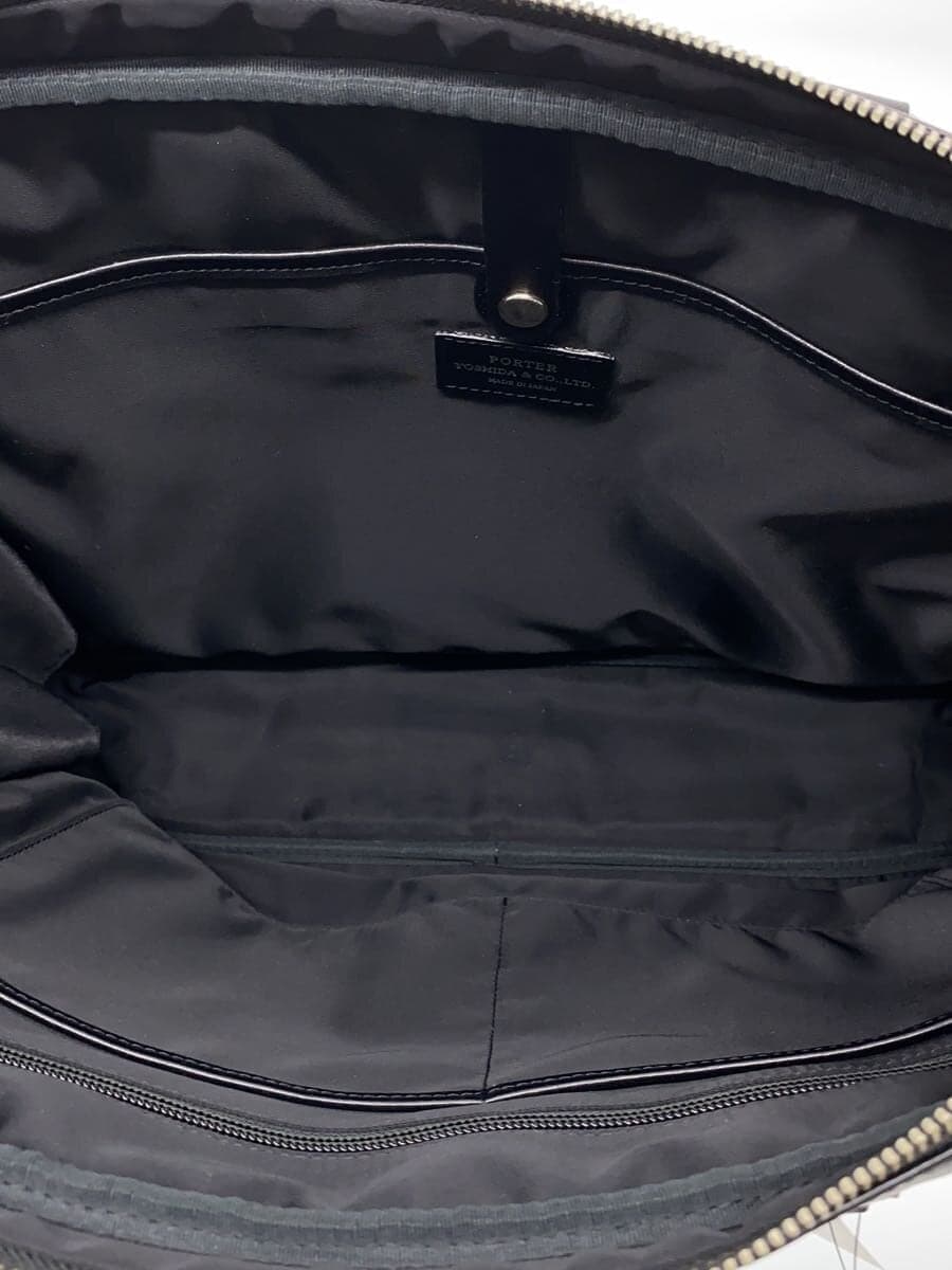 PORTERSORT Tote Bag Leather BLK 6
