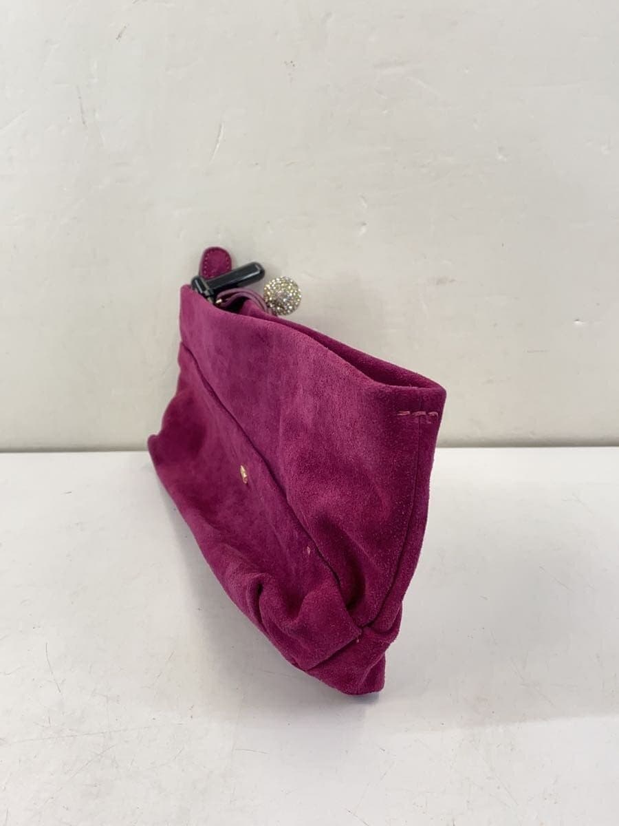 EMPORIO ARMANI Clutch Bag Purple Solid YEW712 2