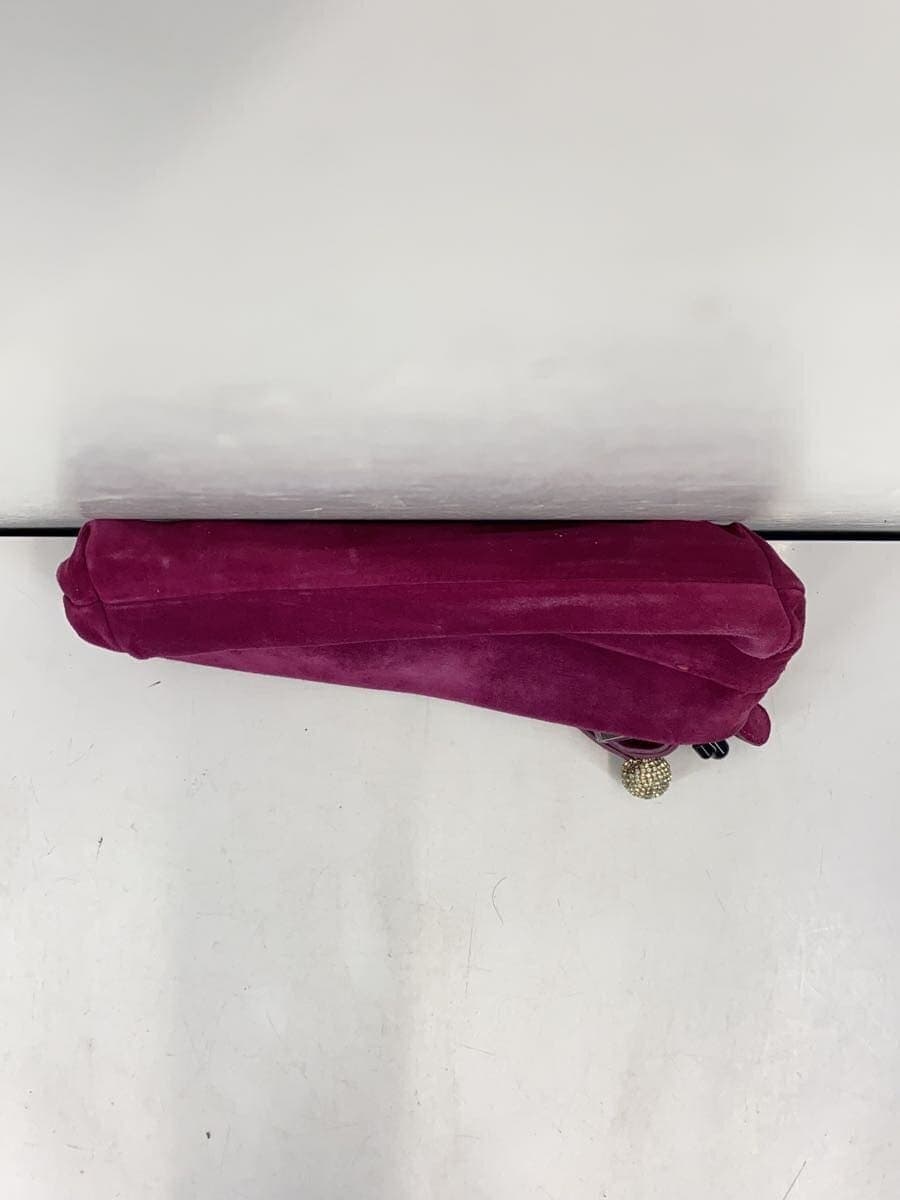 EMPORIO ARMANI Clutch Bag Purple Solid YEW712 4