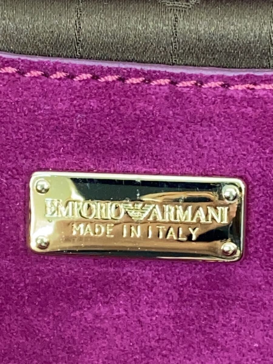 EMPORIO ARMANI Clutch Bag Purple Solid YEW712 5