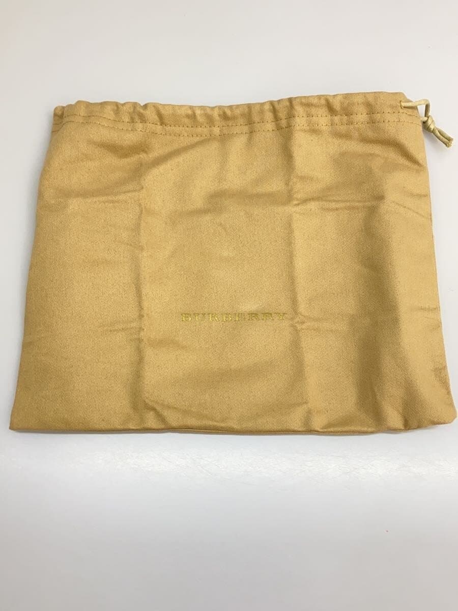 BURBERRY Shoulder Bag Leather Beige Solid 3 Zip 7