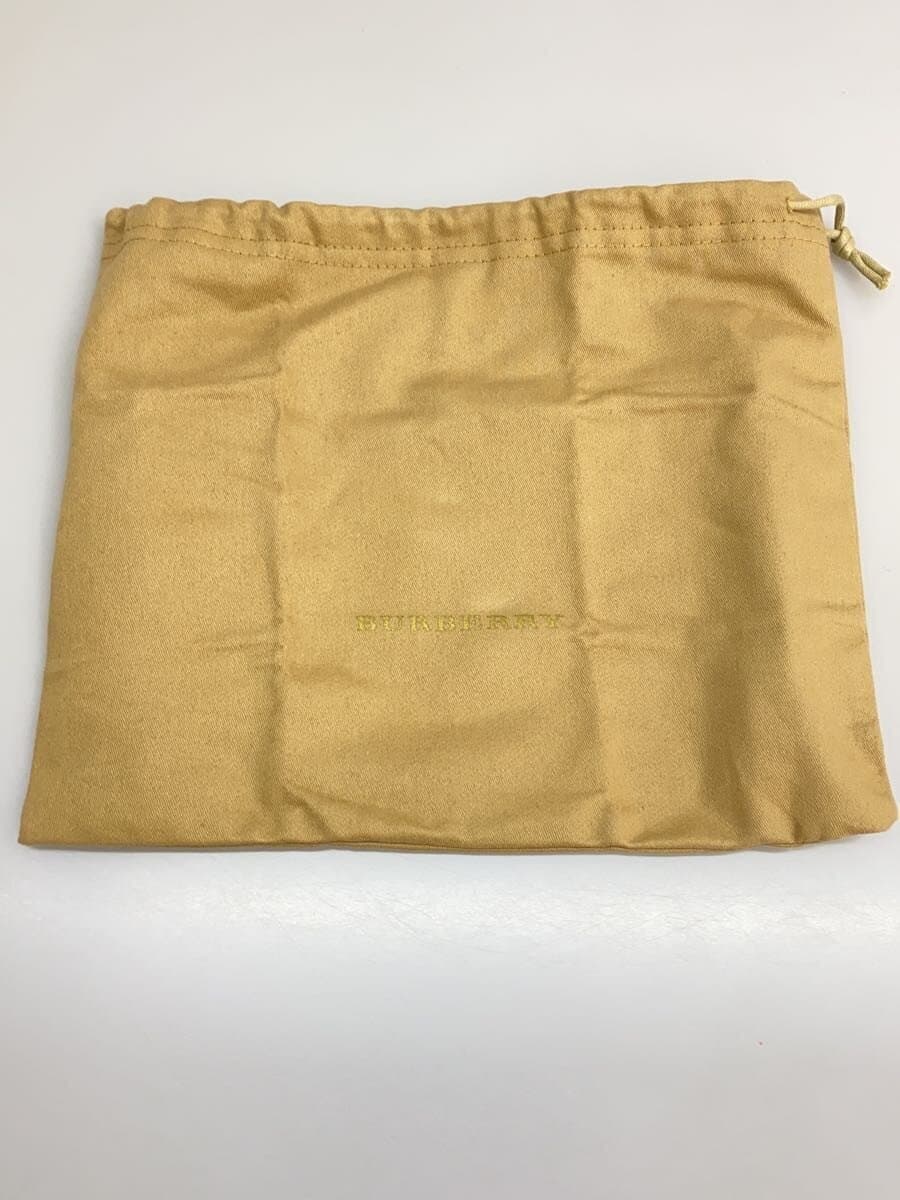 BURBERRY Shoulder Bag Leather Beige Solid 3 Zip 7