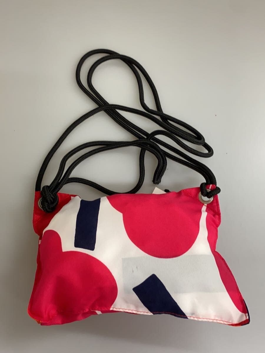 marimekko Shoulder Bag Polyester Pink Floral 3