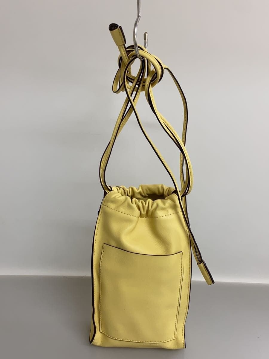 ORSETTO Shoulder Bag Leather Yellow 3