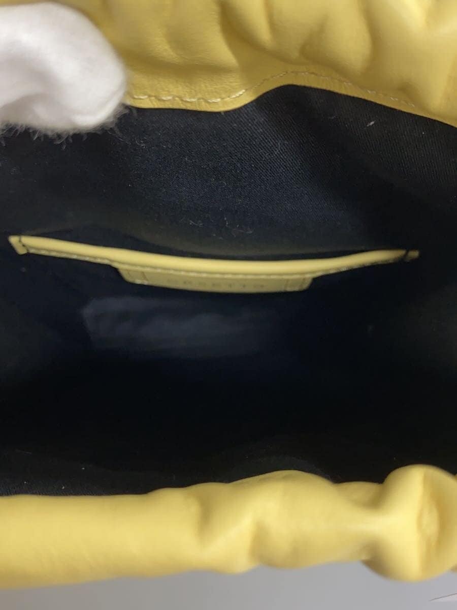 ORSETTO Shoulder Bag Leather Yellow 6