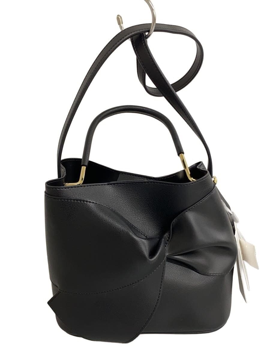 FURLA Tote Bag Leather Black Solid