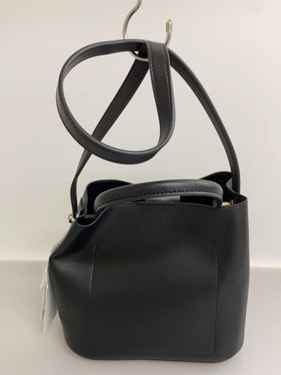 FURLA Tote Bag Leather Black Solid 3