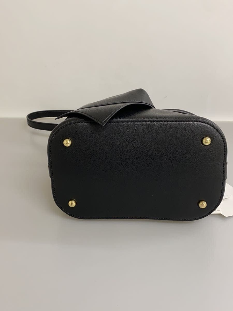 FURLA Tote Bag Leather Black Solid 4