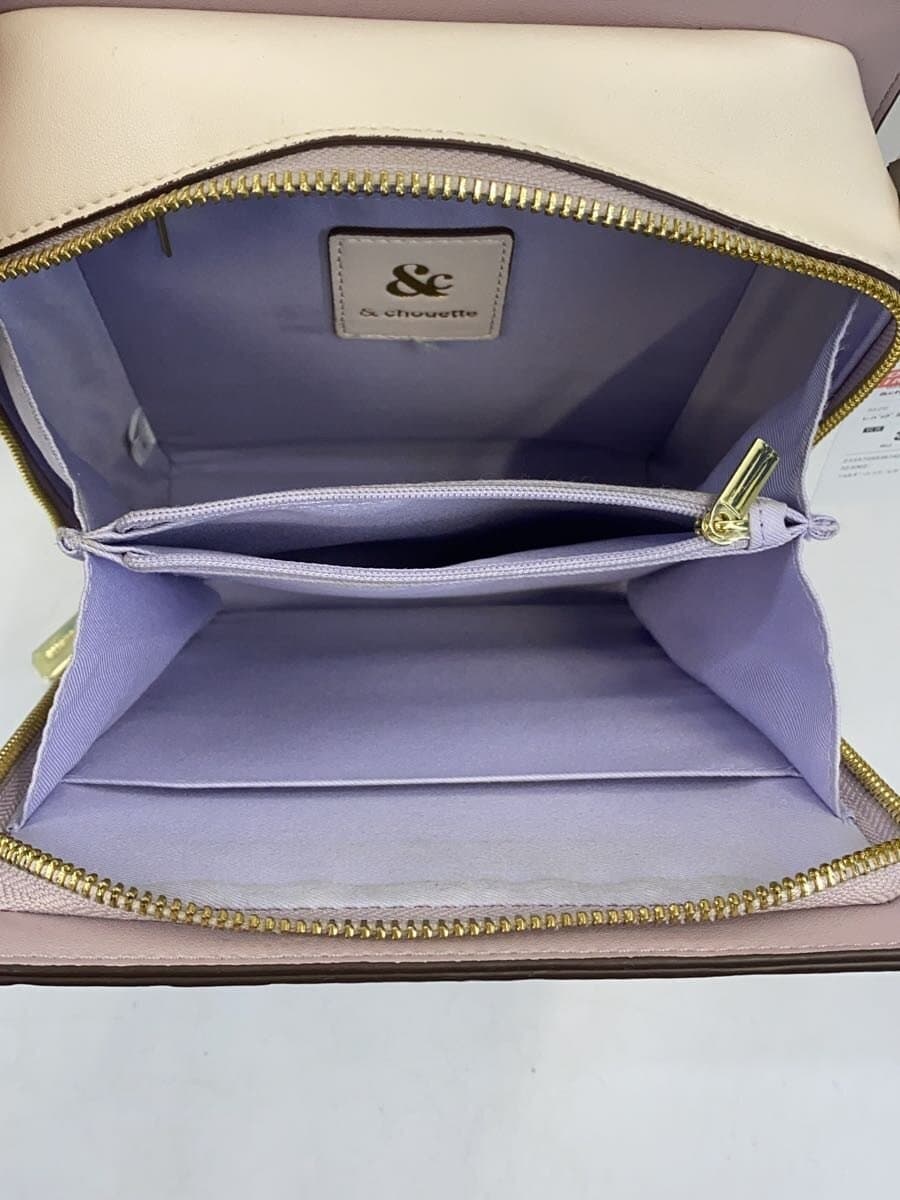 &chouette Shoulder Bag Leather PNK 6