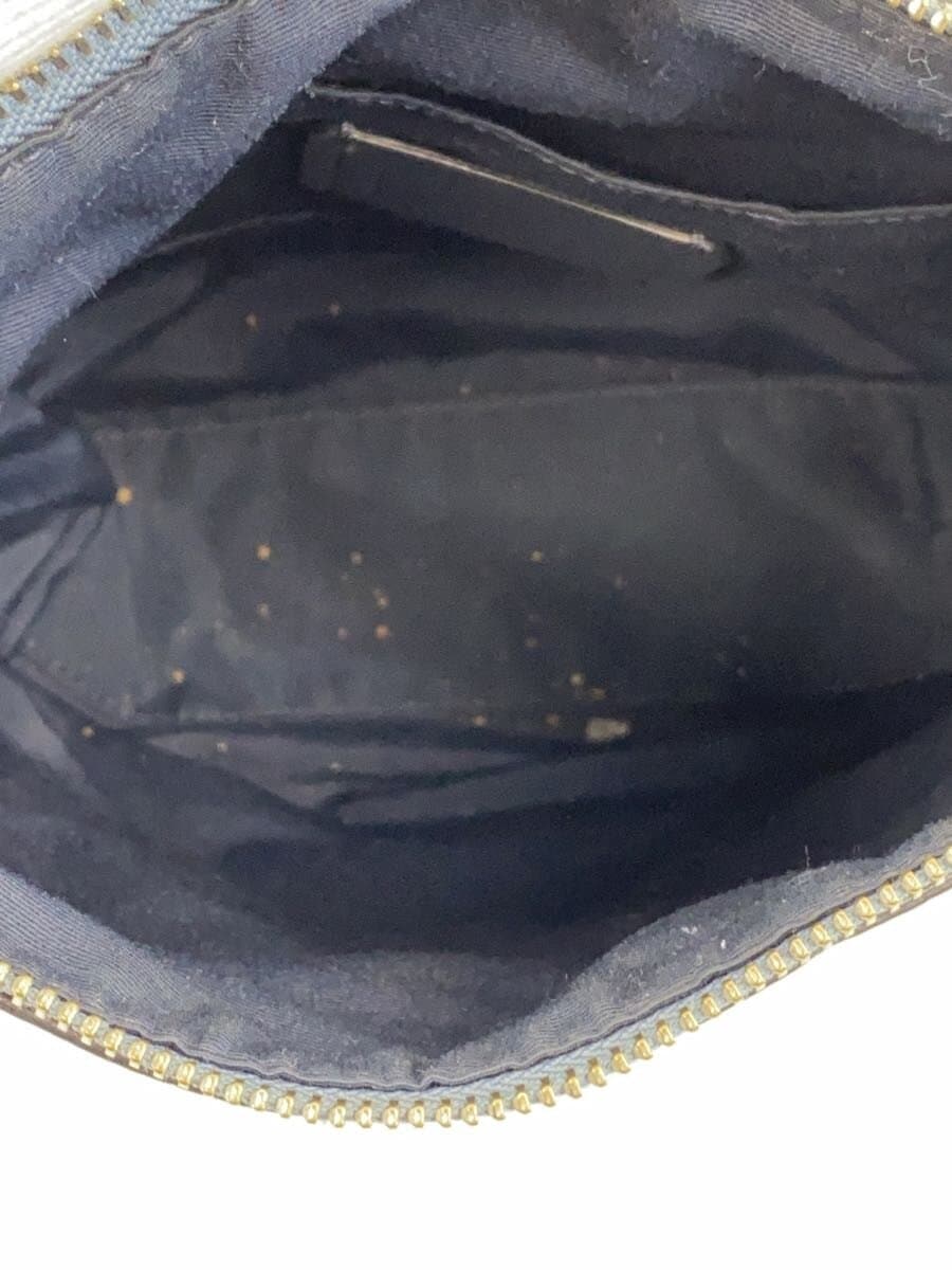 COACH Shoulder Bag PVC BLU All Over Pattern 6