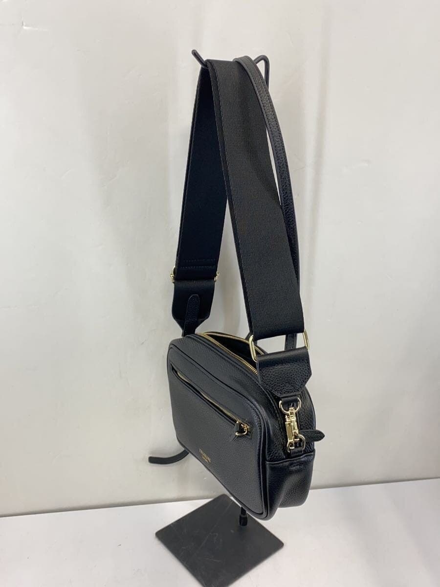 TOPKAPI Shoulder Bag Leather BLK 2