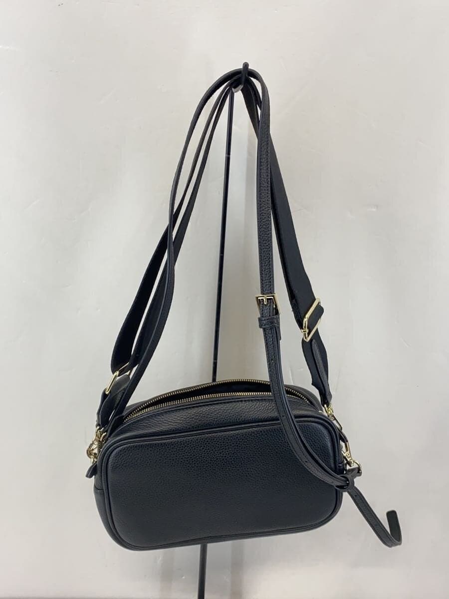 TOPKAPI Shoulder Bag Leather BLK 3