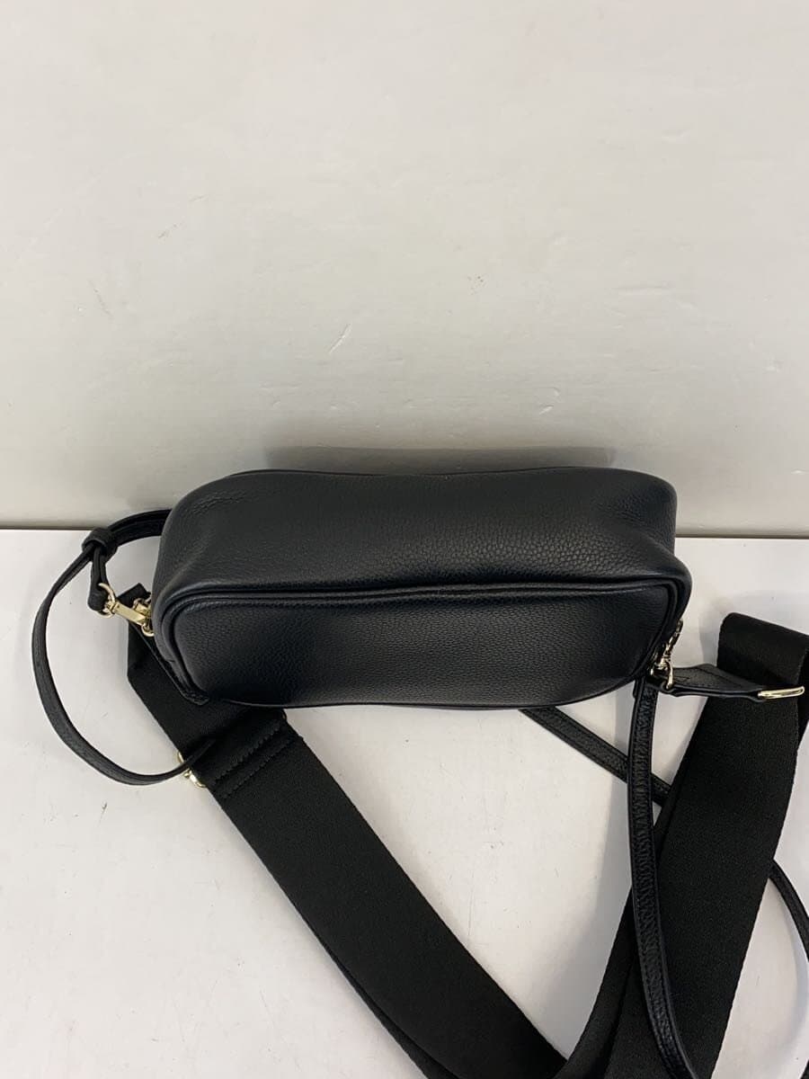 TOPKAPI Shoulder Bag Leather BLK 4