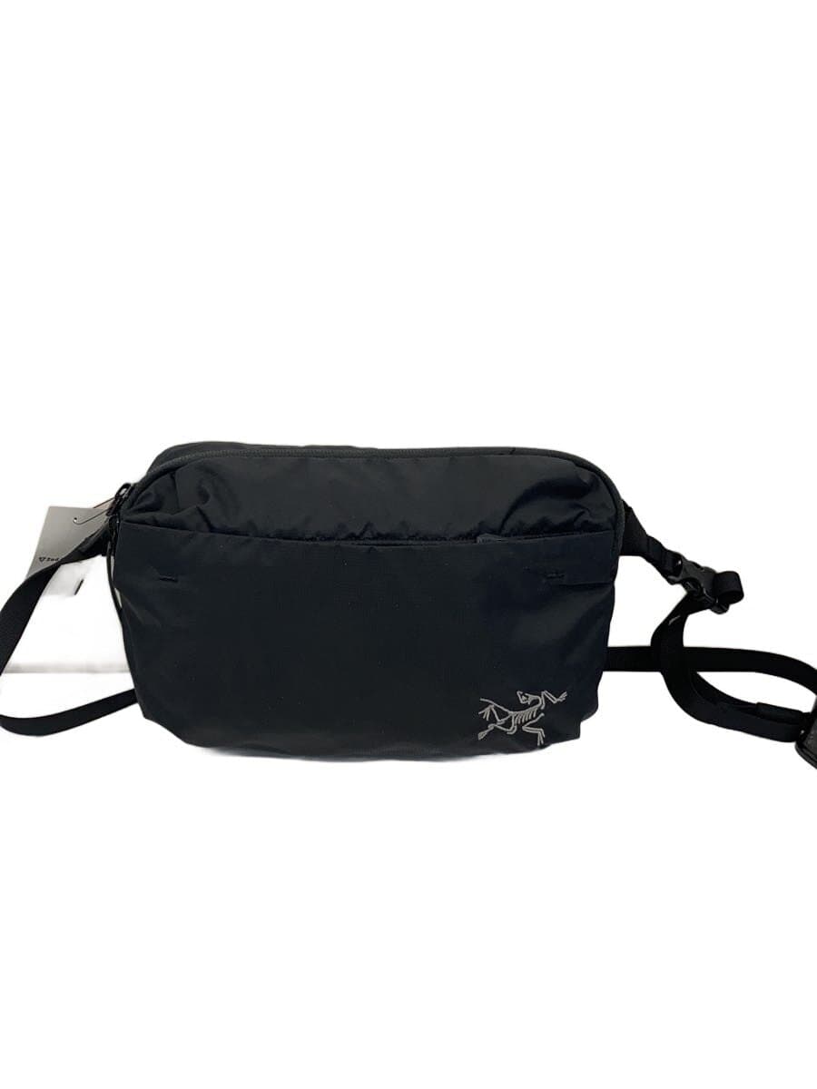 ARC'TERYX shoulder bag nylon BLK solid color