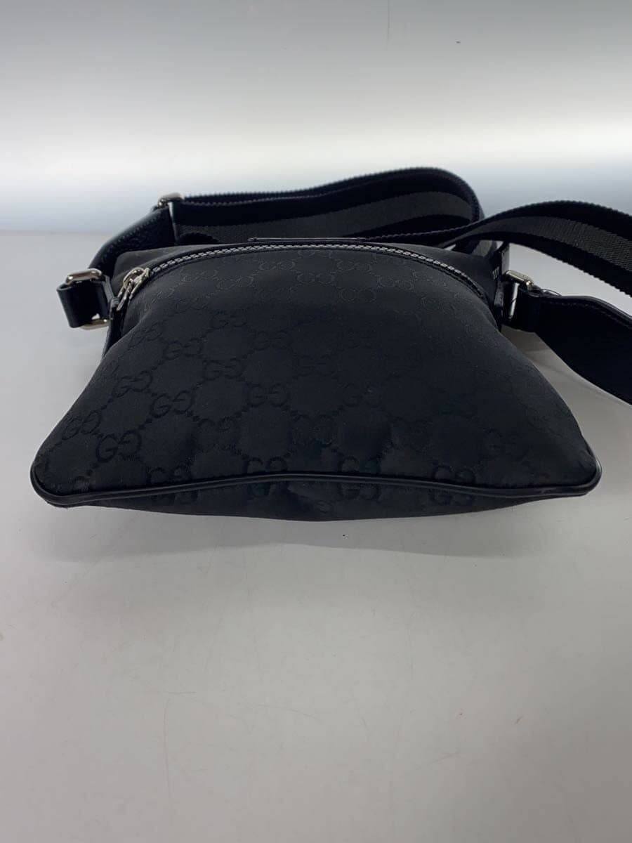 GUCCI Shoulder Bag Nylon BLK All Over Pattern 449183 4