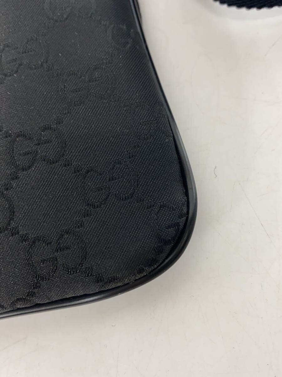 GUCCI Shoulder Bag Nylon BLK All Over Pattern 449183 9