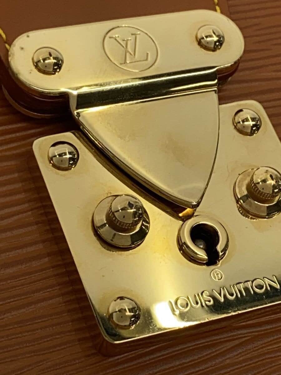 LOUIS VUITTON Serviette Fermoir _Epi PVC CML 7