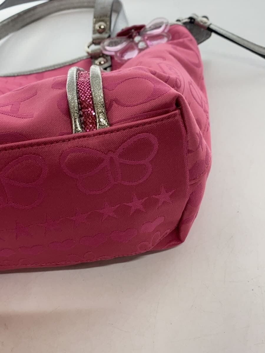 COACH Tote Bag Canvas PNK F15709 8