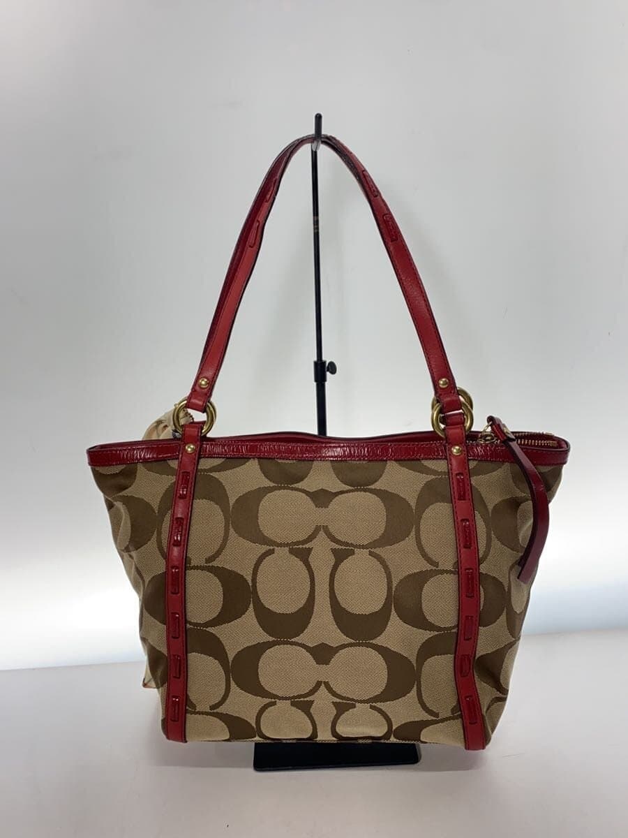 COACH Tote Bag_Signature_Beige Canvas BEG 3