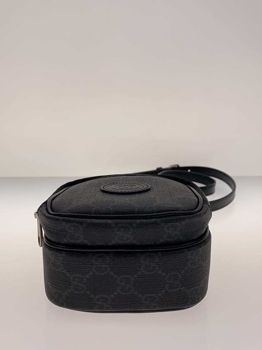 GUCCI Shoulder Bag_Interlocking G_GG Supreme BLK All Over Pattern 4