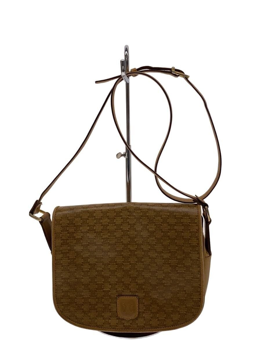 CELINE Macadam All Do Celine Shoulder Bag Leather CML All Over Pattern