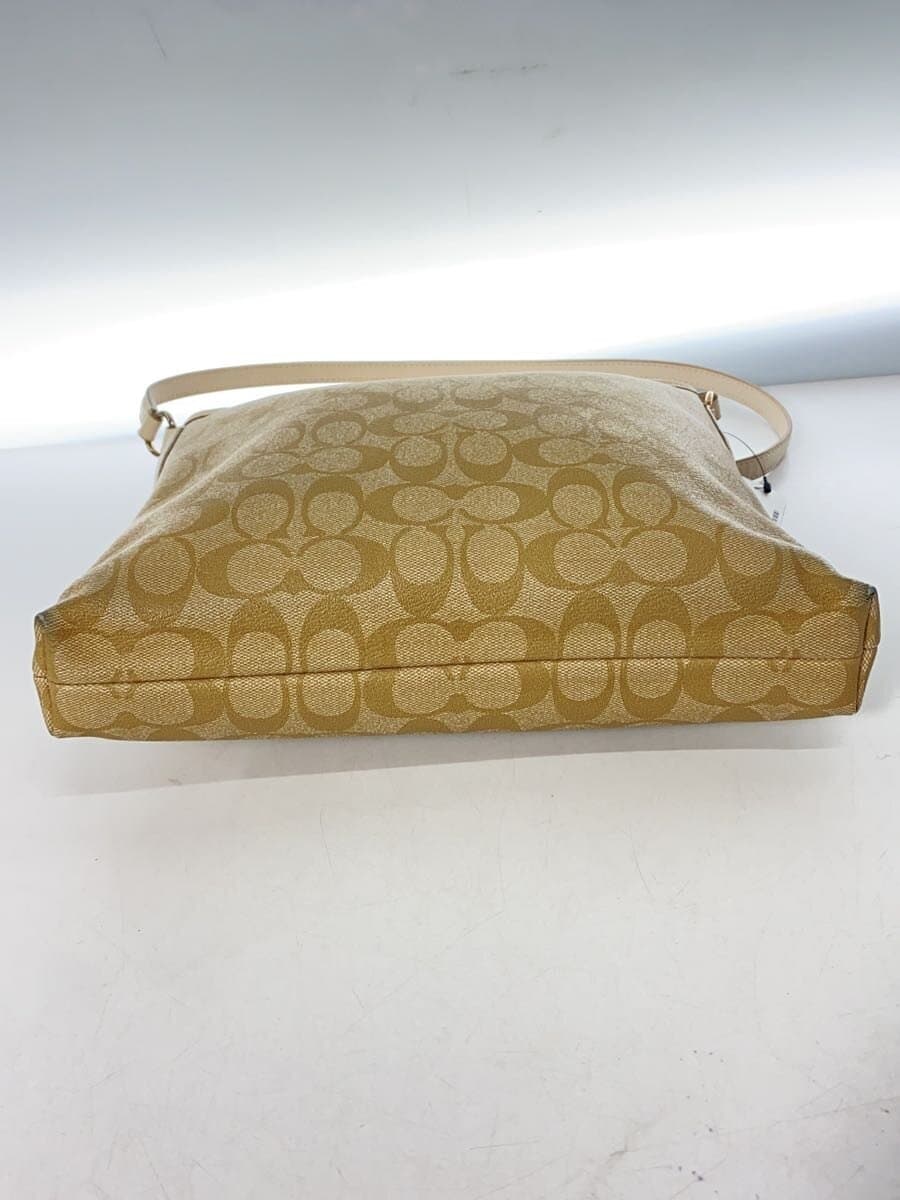 COACH Shoulder Bag PVC BEG F34938 4