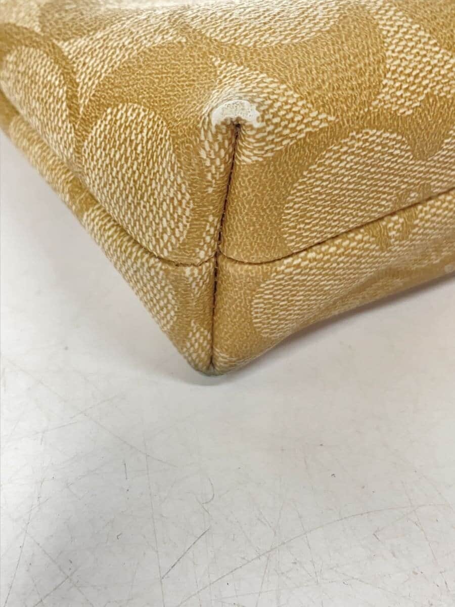 COACH Shoulder Bag PVC BEG F34938 9