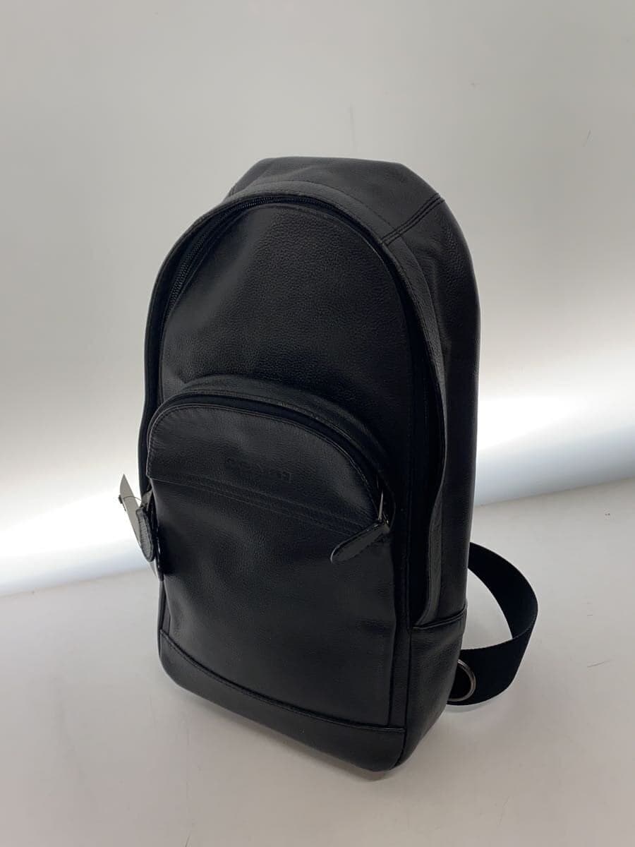 COACH Shoulder Bag Leather BLK F49312 2