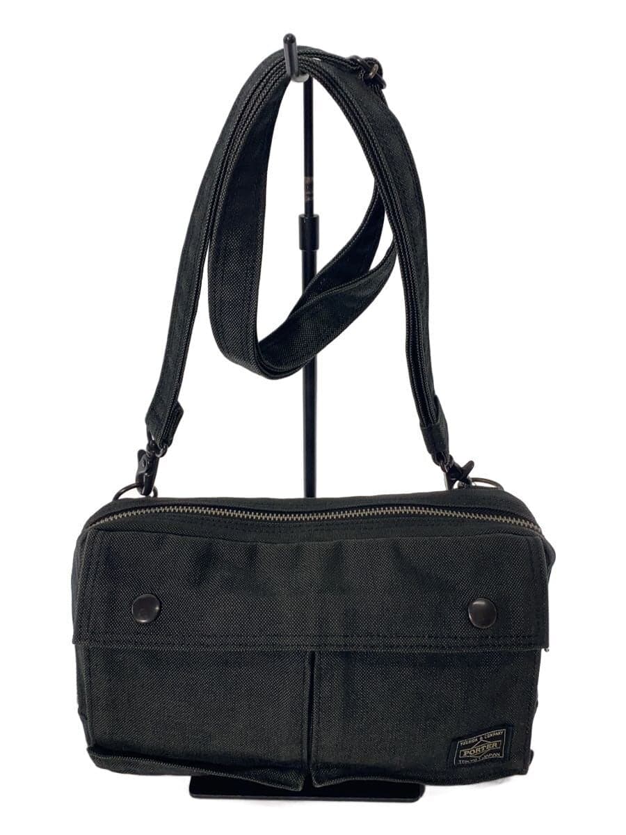 PORTER Shoulder Bag Canvas BLK 592-26369