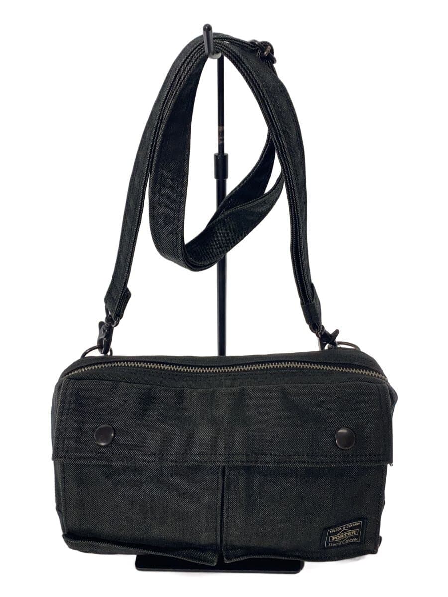 PORTER Shoulder Bag Canvas BLK 592-26369