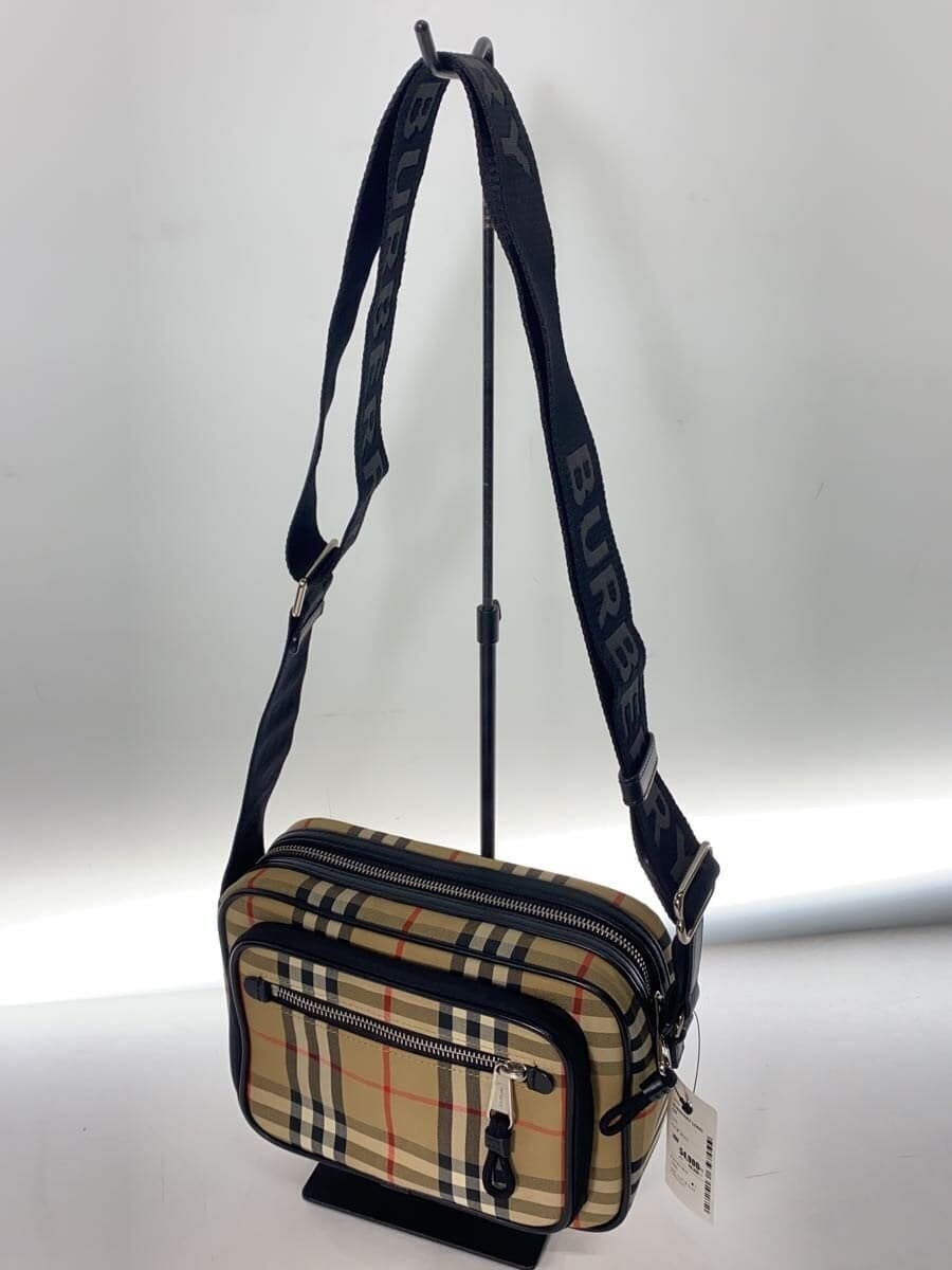 BURBERRY LONDON Shoulder Bag Polyester BEG Check 2