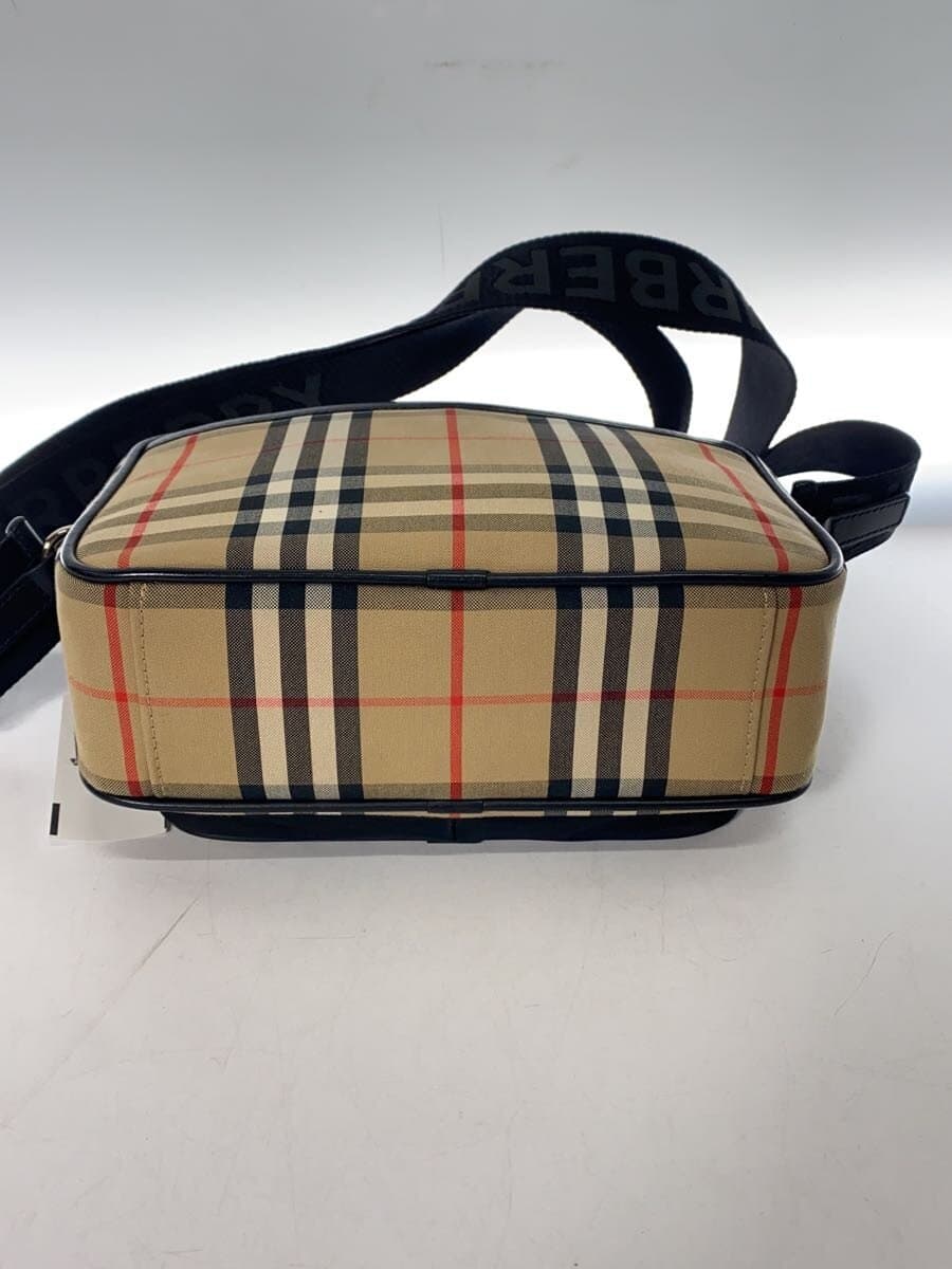 BURBERRY LONDON Shoulder Bag Polyester BEG Check 4