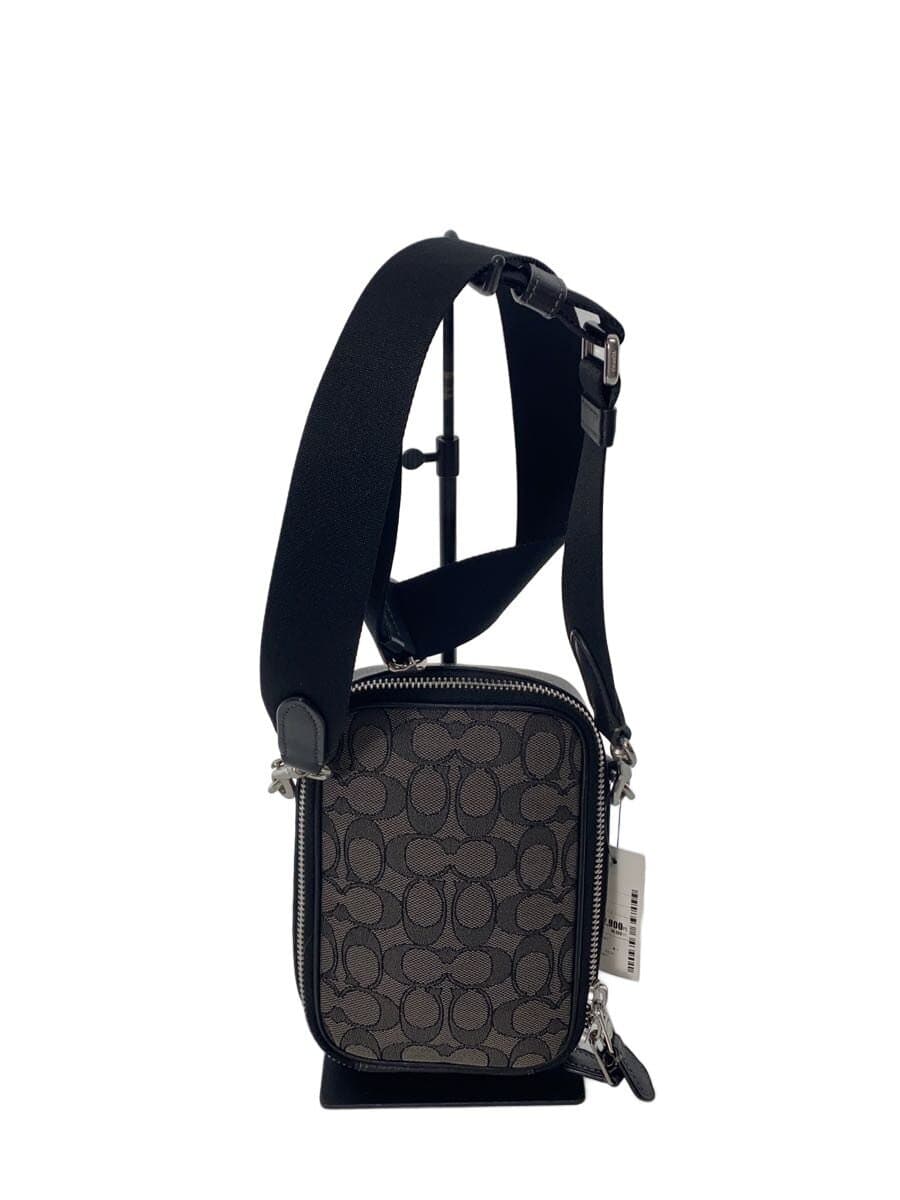 COACH Shoulder Bag Canvas BLK CH097