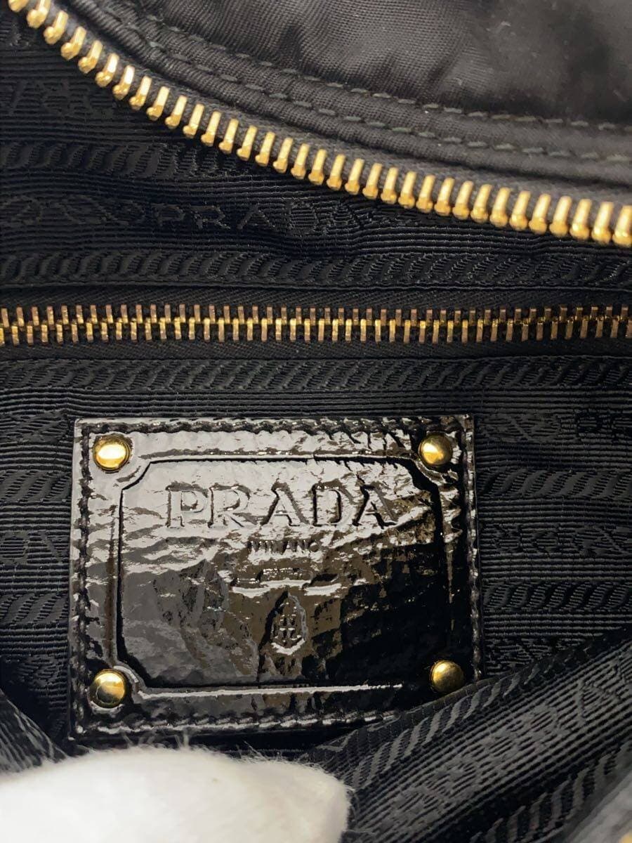 PRADA Nylon Messenger Bag Shoulder Bag Nylon BLK 5