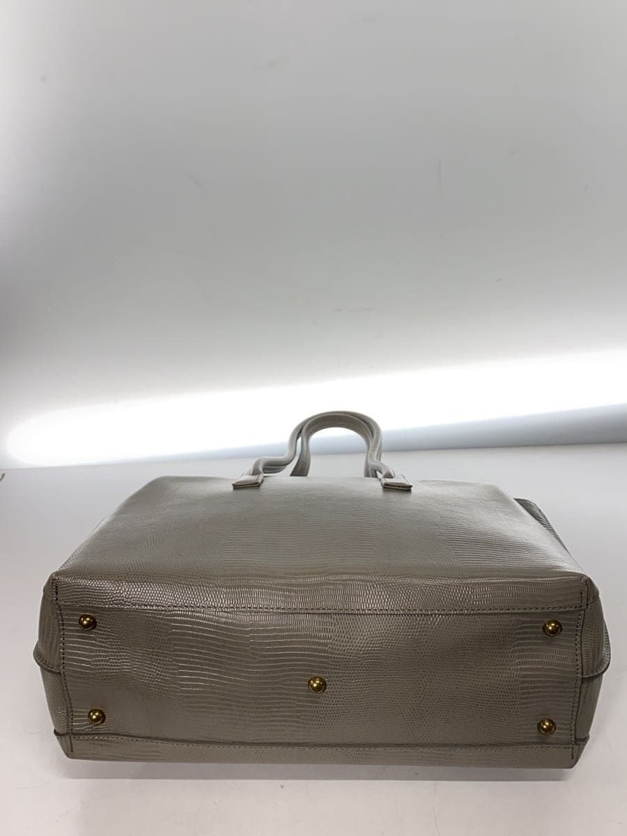 TOFF&LOADSTONE Tote Bag Cow Leather GRY TL6960 4