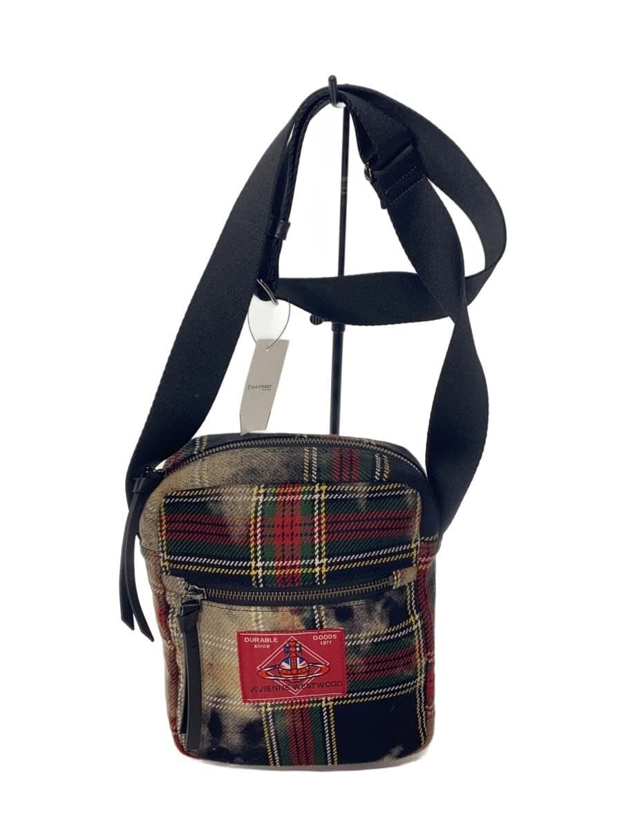 Vivienne Westwood shoulder bag -- Multicolor Tartan CK 48030012U-W01AS